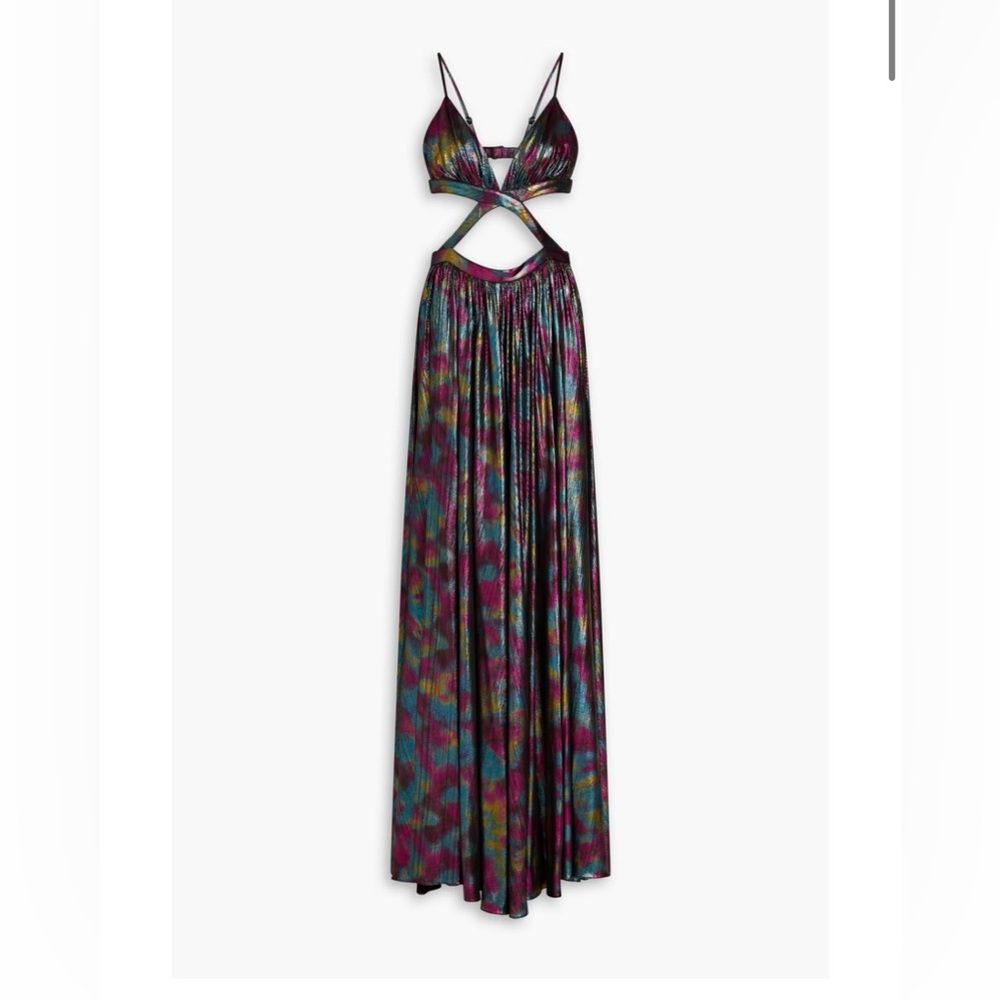 RETROFÊTE
Jett cutout lamé maxi dress - Picture 1 of 7